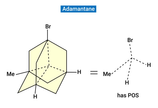 Adamantane is an organic compound with a formula C10H16