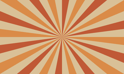 Retro circus background with rays or stripes in the center. Sunburst.