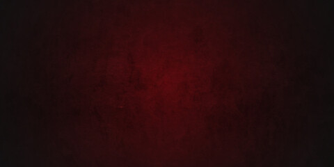Red wall backdrop background with red faded border and old vintage grunge texture, marbled red painted background illustration for Christmas or valentines day.	
