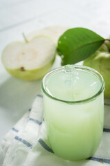 Guava juice and fresh Guava