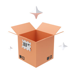 Obraz premium E-Commerce Shopping And Marketing 3D illustrations