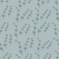 Cute seamless pattern with abstract organic elements, .elegant freeform