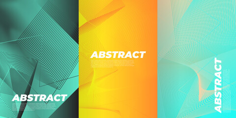 Abstract vector covers design template. Geometric gradient background. Background for decoration presentation, brochure, catalog, poster, book, magazine