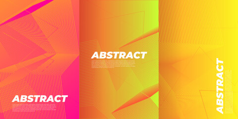 Abstract vector covers design template. Geometric gradient background. Background for decoration presentation, brochure, catalog, poster, book, magazine