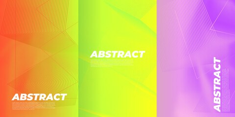 Abstract vector covers design template. Geometric gradient background. Background for decoration presentation, brochure, catalog, poster, book, magazine