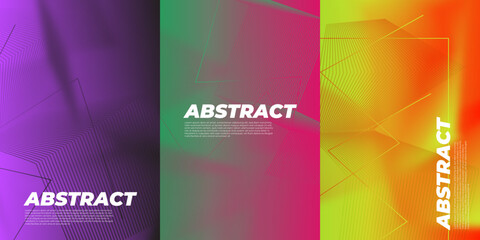 Abstract vector covers design template. Geometric gradient background. Background for decoration presentation, brochure, catalog, poster, book, magazine