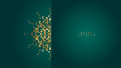 Luxury mandala background with golden arabesque pattern arabic islamic east style.decorative mandala for print, poster, cover, brochure, flyer, banner.