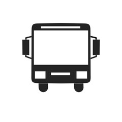 bus icon with trendy design