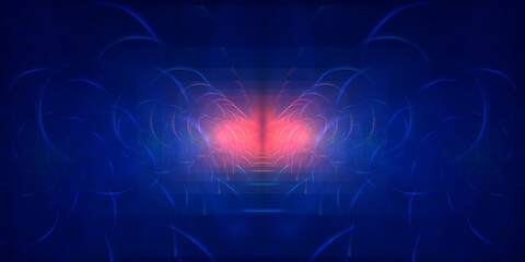 Fraktal grafisches Element Hintergrundmotiv für Druck und Layout