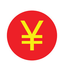 Fototapeta premium Yuan icon. Yen sign icon. Currency sign. Money symbol. Money Chinese yuan