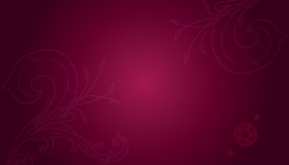 Vector abstract background or template of the 2022 World Cup in Qatar in the color of the flag of Qatar