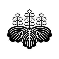 Japan national lily of the valley flower emblem symbol