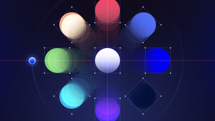 background with circles