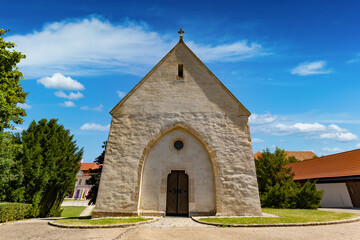 Fototapeta na wymiar Gottweig Abbey (German name is Stift Göttweig) in Krems region.