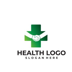 healthcare logo vector design template