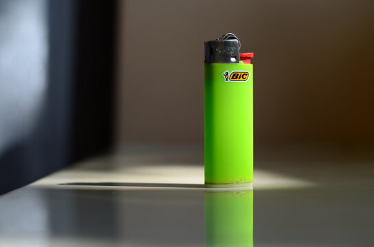 Bic Lime Green Classic Full Size Lighters New 