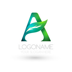 A letter logo template.