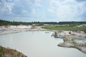 Fototapeta premium quartz mining