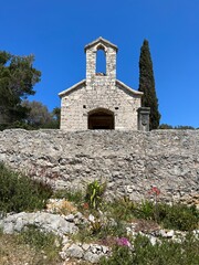 Fototapeta na wymiar Church of Our Lady of Kruvenica in Hvar, Croatia