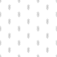 Vector simple seamless pattern with wheat ears. Template for web and advertising banner, article, promotion, design packaging of vegetable milk, porridge, protein bar, fabric, template labels.