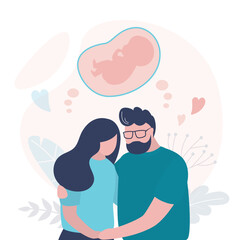 Woman with problems of reproductive system dreams of child. Couple suffering from infertility dreams of having baby