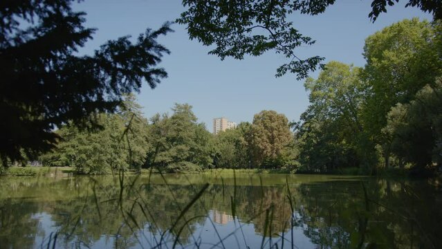 Stuttgart Schlossgarten, citypark, skyskraper in the nature 2