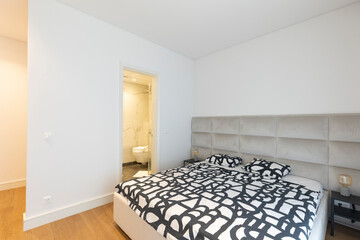 Bedroom interior with master bed