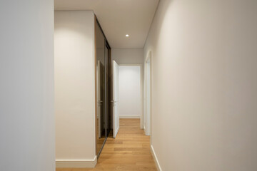 Empty new apartment interior, corridor