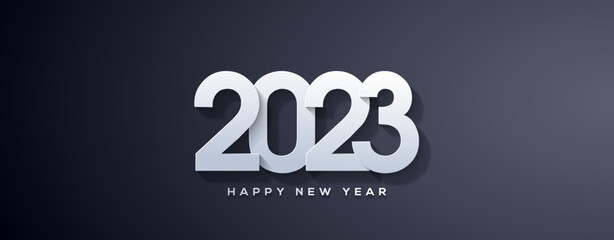 Fototapeta na wymiar 2023 Happy New Year