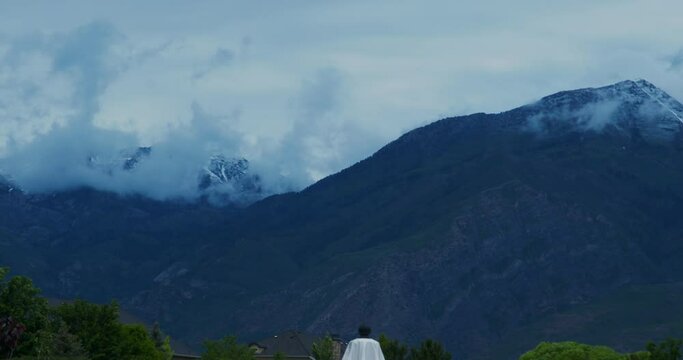 Wasatch Mountain Range Hyper-lapse 4k