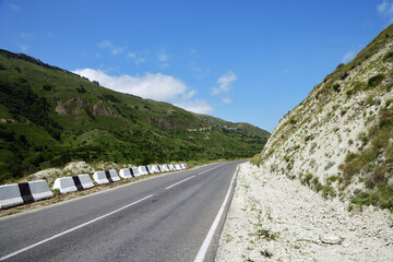 Road in Dagestan. Russia