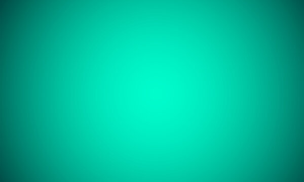 Abstract Light Dark Green Gradient Color Background.