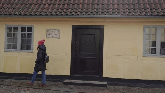 Travel. Home of the fairy tale writer Hans Christian Andersen. Denmark.
