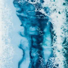 Resin art with mixed colors. Epoxy effect background