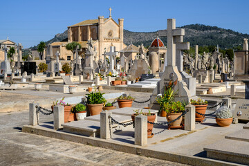 cementerio, Llucmajor, Mallorca, balearic islands, spain, europe