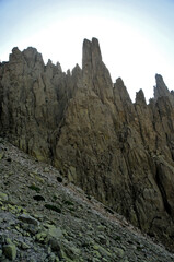 paisaje de los Galayos y La Mira en Gredos