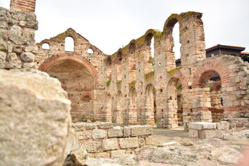 Church of Hagia Sophia, late 5th-early 6th century basilica in Nessebar, Bulgaria