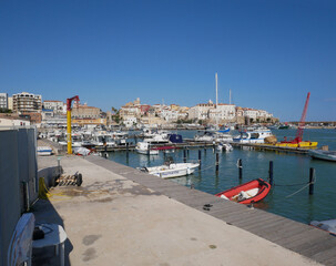 Termoli - Molise  - In the foreground the port and the ancient village in the background