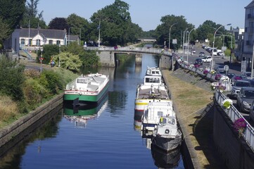 Naklejka premium Canal de Nantes à Brest