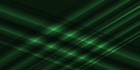 Fototapeta premium Abstract green background with light