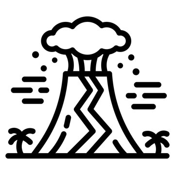 recommend clip art: volcano