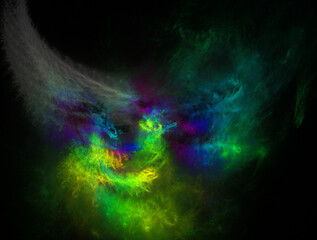 Imaginatory fractal abstract background Image