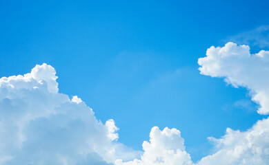 Naklejka na ściany i meble clouds on blue sky can be use as background 