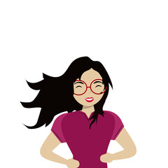 Girl with hair in the wind, Girl, hair, woman, pupler girls, wind hair, girl glass, girl happy, health hair, happy people, yong girl, 