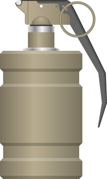 tan grenade with pin clip art preview