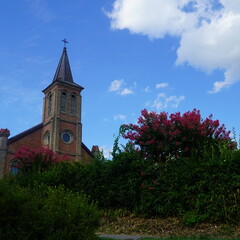 Fototapeta na wymiar church in the village