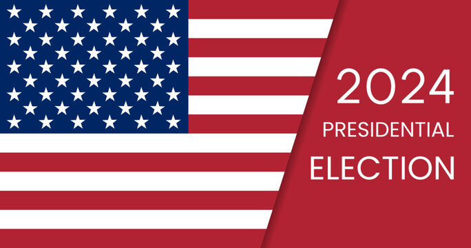 United States of America Presidential Election 2024. Vector illustration