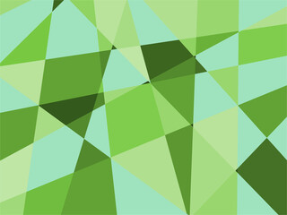 green polygon background
