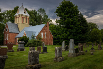 St James the Apostle Church, in the village of stanbrige-east in the Eastern Townships.
