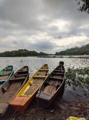 boats on the beach